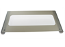BELLING & STOVES TOP OVEN DOOR GLASS ASSEMBLY, WHITE DETAIL